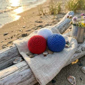 Crochet Footbag Pattern | Hacky Sack Style, Quick PDF (Digital Download) - Image 3