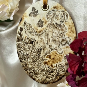 The Leaping Golden Retriever Ornament