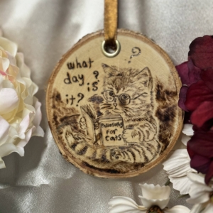 “What day is it?” Philosophy For Cats Ornament
